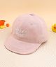 KIDLINGSS Jelly Bear Text Embroidered Cap - Light Pink - Circumference 46-49 Cms