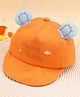 KIDLINGSS Cotton Sweet Baby Text Embroidered Cap - Orange -  Circumference 47 - 50 Cm