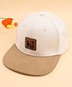 KIDLINGSS Hi Text Patch Detailed Cap - White Circumference 53 - 56 Cms