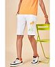 Coolsters by Pantaloons Cotton Knit Beach Theme Printed Shorts - White
