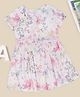Akkriti by Pantaloons Cotton Woven Half Sleeves Floral Printed Dress - Multi Colour