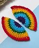 Little Peas Rainbow Applique Detailed Snap Hair Clips - Multi Colour