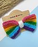 Little Peas Rainbow Bow Applique Detailed Headband - Multi Colour