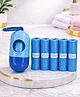 Joy Buzz Baby Disposable Diaper Bags With Dispenser Waste 5 Refill Rolls/75 Bags Convenient Quick Disposal Trash Leak And Odours Proof (Blue)