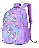 Beauty Girls Height 19 Inches School Bag Water Resistant 34 Litre With Ostrich Print - Purple
