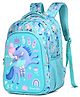 Beauty Girls Height 15 Inches School Bag 22 Litres & Water Resistant With Hotshot Unicorn Print - Sea Green