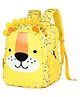 Hotshot Height 15 Inches School Bag Water Resistant 20 Litre With Lion Print - Yellow