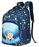 Hotshot Height 18 Inches School Bag 32 L Water Resistant Backpack with Ocean Print - Navy Blue