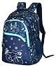 Hotshot Height 18 Inches School Bag 30 L Water Resistant Backpack with Cycle Print - Navy Blue