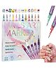 Kidology Nail Art Pen Set | 0.5mm Fine Tip Quick-Dry Nail Polish Markers - Pack of 12