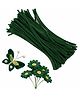 Asian Hobby Crafts 100 Pcs Green Pipe Cleaners for DIY Craft Flowers  Fuzzy Chenille Stems & Fluffy Sticks for Arts & Crafts, Creative School Projects, Kids Craft Supplies, Home & Party Decor