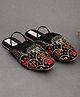 Little Palz Abstract Embroidered Mojaris - Multi Colour