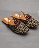 Little Palz Abstract Embroidered Mojaris - Multi Colour