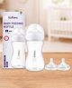 Kidbea Stainless Steel Baby Feeding Bottle 270ml | BPA-Free, Anti-Colic Silicone Nipple, Leakproof, Newborn (0m+) | 2 Extra Nipples