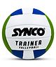 SYNCO Trainer Volleyball, 18 Panel PVC Machine Stitched, Training Volleyball - Size 4