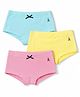 Pine Kids Cotton Elastane Knit Panties With Bow Applique Pack of 3 - Multicolor
