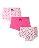 Pine Kids Cotton Elastane Knit Panties With Floral Print Pack of 3 - Multicolor