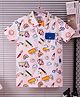 Mark & Mia Cotton Half Sleeves Truck Pencil & Rainbow Printed Shirt - Multicolor