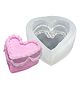 MOMISY Heart-Shaped Silicone Chocolate & Candle Mould (Garland)