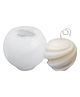 MOMISY Wave Swirl Silicone Candle Mould, Irregular Geometric Pillar Design, Soap Making and Baking Mould
