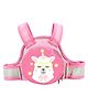 MOMISY Kids Adjustable Bike & Scooty Safety Belt with Storage Bag (Pink)