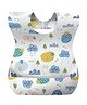 MOMISY Disposable Baby Bibs, 3-Layer Waterproof Feeding Bibs (Pack of 20)