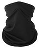 MOMISY Multipurpose Bandana Face Cover & Neck Gaiter (Black)