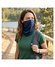 MOMISY Multipurpose Bandana Face Cover & Neck Gaiter (Navy Blue)