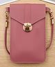 MOMISY Envelope Crossbody Sling Phone Bag with Adjustable Strap (Pink)