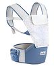MOMISY Ergonomic Baby Carrier with Hip Seat & Adjustable Straps (Blue)