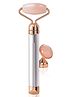 PIPLAIYA Rose Quartz Facial Roller with Vibrating Handle  Face Massage Beauty Tool