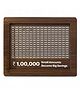 PIPALIYA Wooden ?1,00,000 Savings Challenge Board for Kids & Adults Money Saving Tracker with Amount Grid Home Piggy Bank Alternative