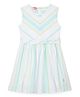 Under Fourteen Only Sleeveless Knee Length Striped Dress - Green