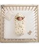 Baby Tales 100% Organic Muslin Cotton Swaddle With polyster back & Receiving Blanket/Towel - Soft, Breathable, and Eco-Friendly for Newborns to 3 Months | Nesting bag | Lemon  -72cmx72cm
