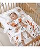 Baby Tales Baby tales 6-Layer 100% Organic Muslin Baby and Toddler Blanket,Digital Placement Print 100% Cotton  0 - 24 Months | 110x110 CM - Rabbit Pattern