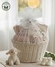 Baby Tales Imported Premium 100% Cotton Interlock Baby Gift Set, Baby Essential Clothes For  Girls | Baby Shower Gift Hamper, 3-6 Months, Flower Embroidered / printed  Cream & Pink , Pack of 10