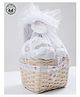 Baby Tales  Imported Premium 100% Cotton Interlock Baby Gift Set, Baby Essential Clothes For  Boys | Baby Shower Gift Hamper, 3-6 Months, Animal Embroidered / printed White & Gray , Pack of 6