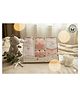Baby Tales  Imported Premium 100% Cotton Interlock Baby Gift Set, Baby Essential Clothes For  Girls | Baby Shower Gift Hamper, 3-6 Months, Flamingo Embroidered / printed White & Peach Pack of 6