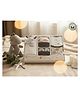 Baby Tales Imported Premium 100% Cotton Interlock Baby Gift Set, Baby Essential Clothes For Boys | Baby Shower Gift Hamper, 3-6 Months, Dino Embroidered / printed White & Black , Pack of 6