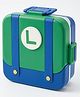 Purple Tots 3 Compartment  Mario 304 Stainless Steel Lunch Box with Steel Cutlery Inside, Heating & Water Insulation Design for Office, School & Travelling, 750 Ml ( Blue & Green )