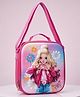 Purple Tots  Striders Barbie Lunch Bag | Insulated Kids Lunch Box | Fun School Tiffin Bag with Barbie Print - Pink