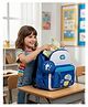 Purple Tots Height 12 Inches Kids School Backpack Compact Sunny Kitty Design Bag - Blue