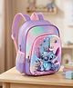 Purple Tots 12.3 Inches Lightweight Hard Shell Backpack with 1 Compartment & Front Pocket Disney Stitch Print - Multicolor