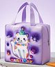 Purple Tots 3D Kitty Design Lunch Box Bag Insulated Tiffin Storage Travel - Purple