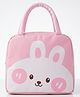 Purple Tots Bunny Printed Insulated Lightweight Waterproof Thermal Lunch Box Bag - Pink