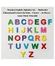 Wooden Upper Case English Alphabet Set  Multicolor  A-Z Letters for Kids ( 3 Years+) (26 Pieces) I 6mm Thick I Durable