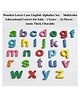 OPA Toys Wooden Lower Case English Alphabet Set   Multicolor  a-z Letters for Kids (3 Years+) (26 Pieces)  I 6mm Thick I Durable