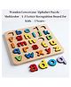 Wooden Lowercase Alphabet Puzzle  Multicolor  a-z Reading Readiness Board for Kids  I 3 Years+