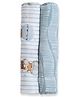 Cocoon Care Bamboo Muslin Cotton Multipurpose Swaddle Wraps Pack of 2 - Multicolor