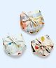 Cocoon Care Bamboo Muslin Cotton Knit Printed Baby Nappies Pack of 3 - Multicolor